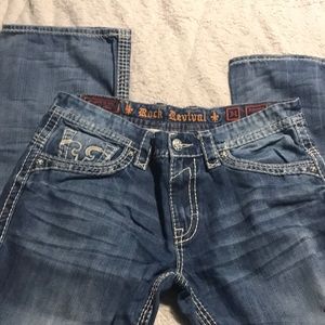 Rock revival men’s jeans